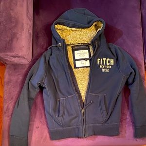 Abercrombie & Fitch lined thick hoodie